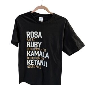 Black and Gold Short Sleeve Tee